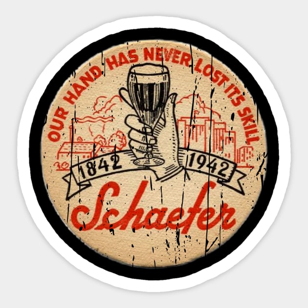 SCHAEFER BEER Sticker by Cult Classics